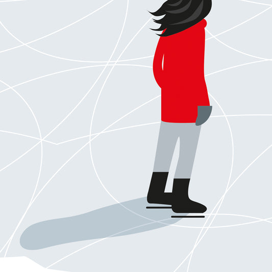 Artprint Schaatsen - Burones