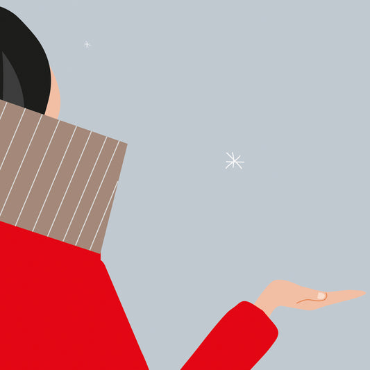 Artprint Sneeuw - Burones