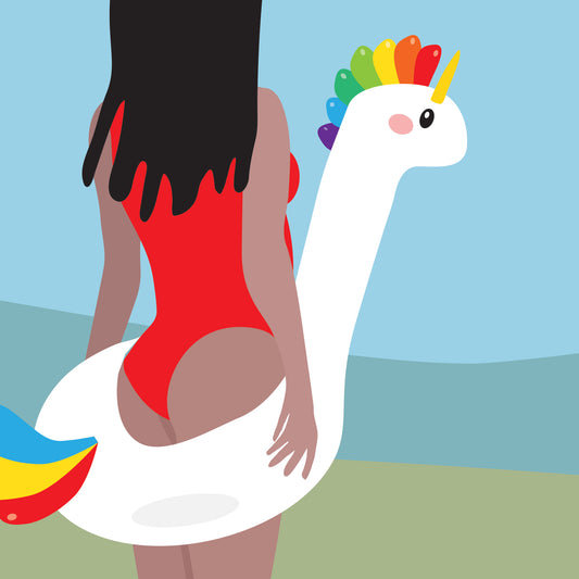 Artprint Duikplank - Burones