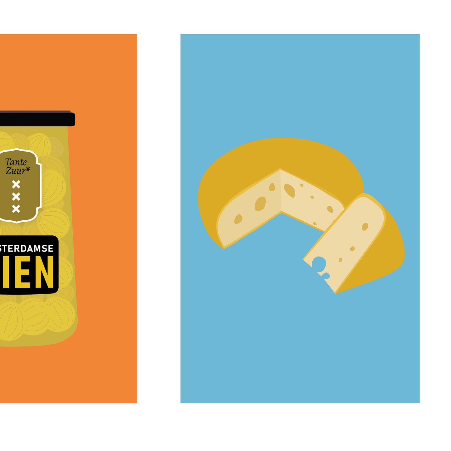 Art print Dutch snack