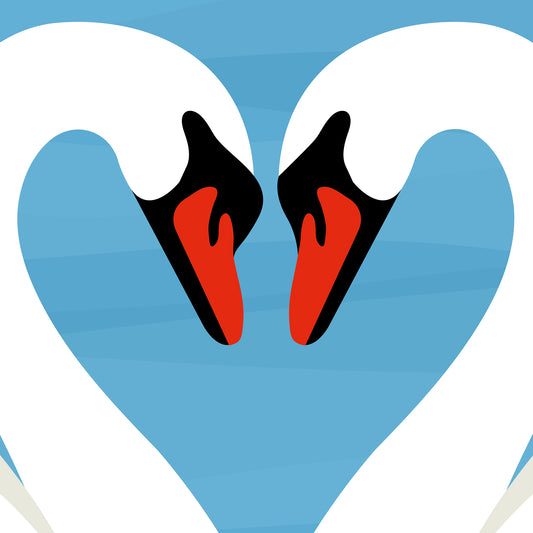 Artprint Zwanendans - Burones