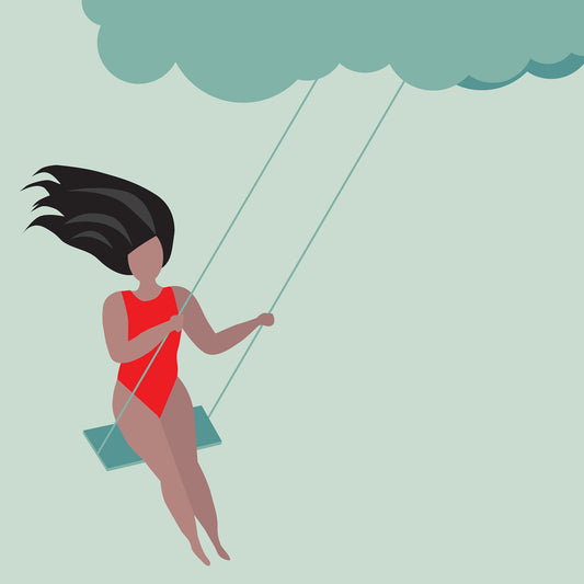 Artprint Wolkenschommel - Burones