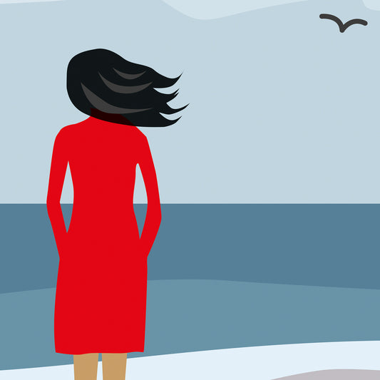 Artprint Uitwaaien - Burones