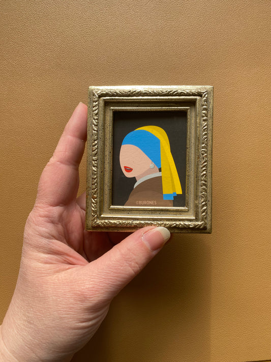 Meisje met de Parel artprint in lijstje