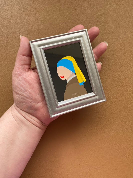 Meisje met de Parel in lijstje