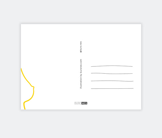 Kaart Pop art borsten - Burones