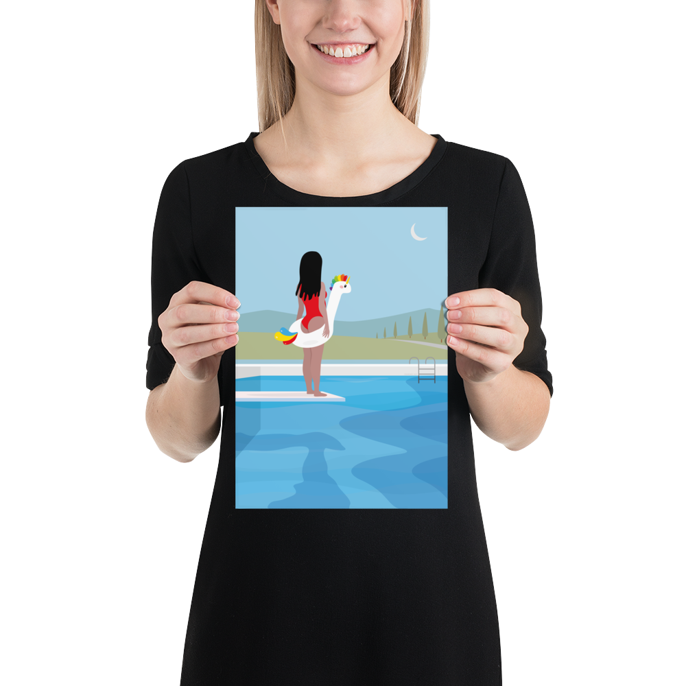 Artprint Duikplank - Burones