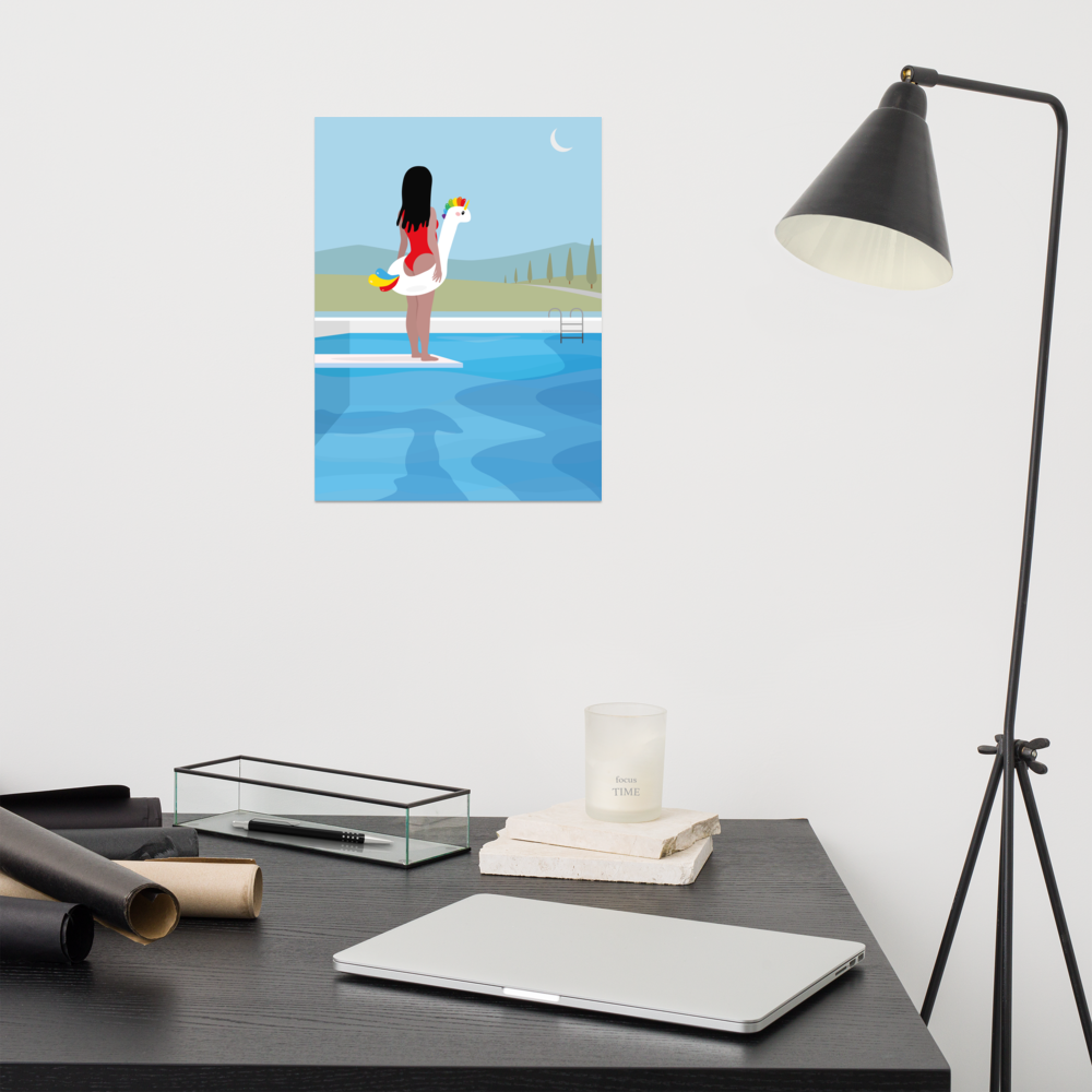 Artprint Duikplank - Burones
