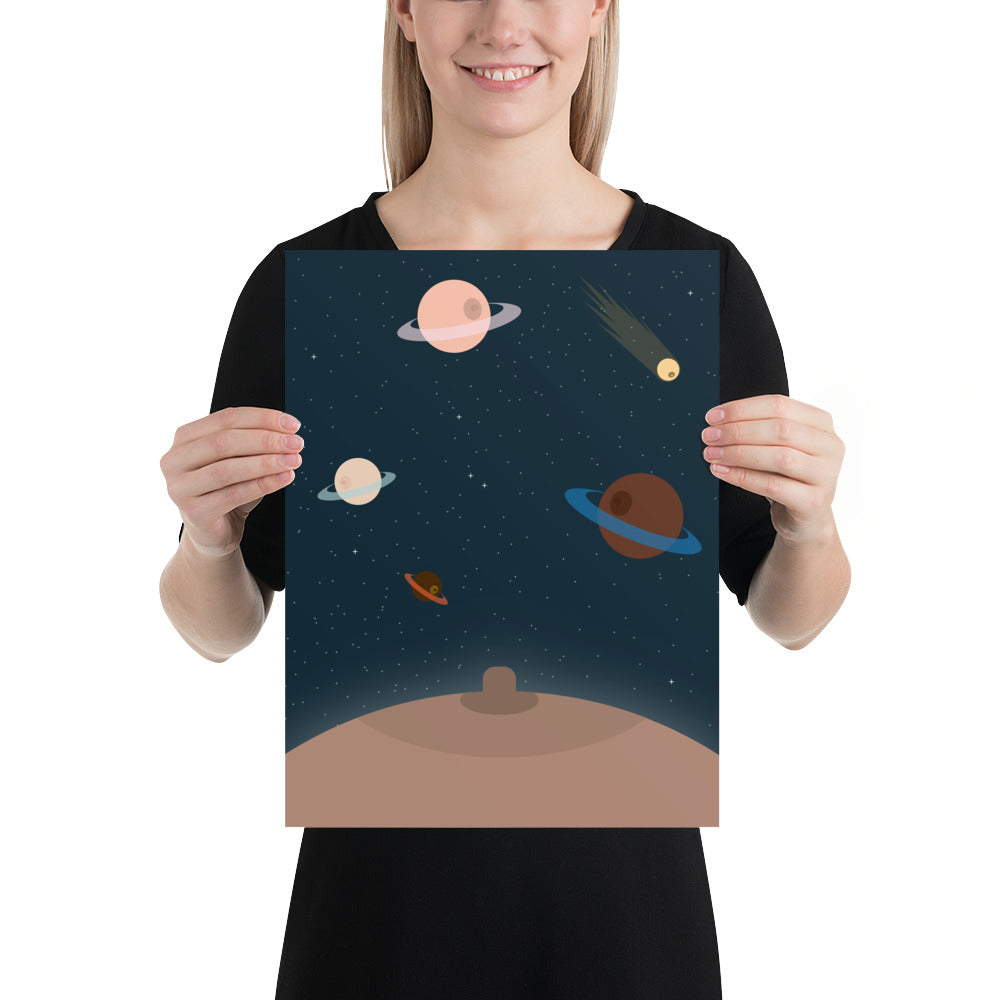 Artprint de Melkweg - Burones