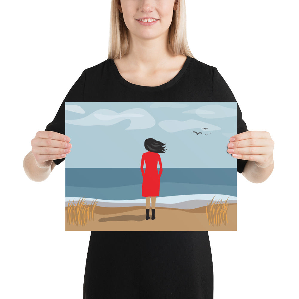 Artprint Uitwaaien - Burones