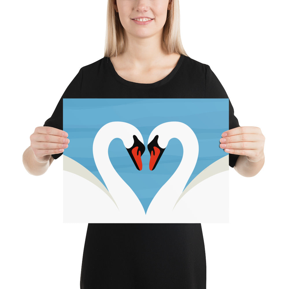 Artprint Zwanendans - Burones