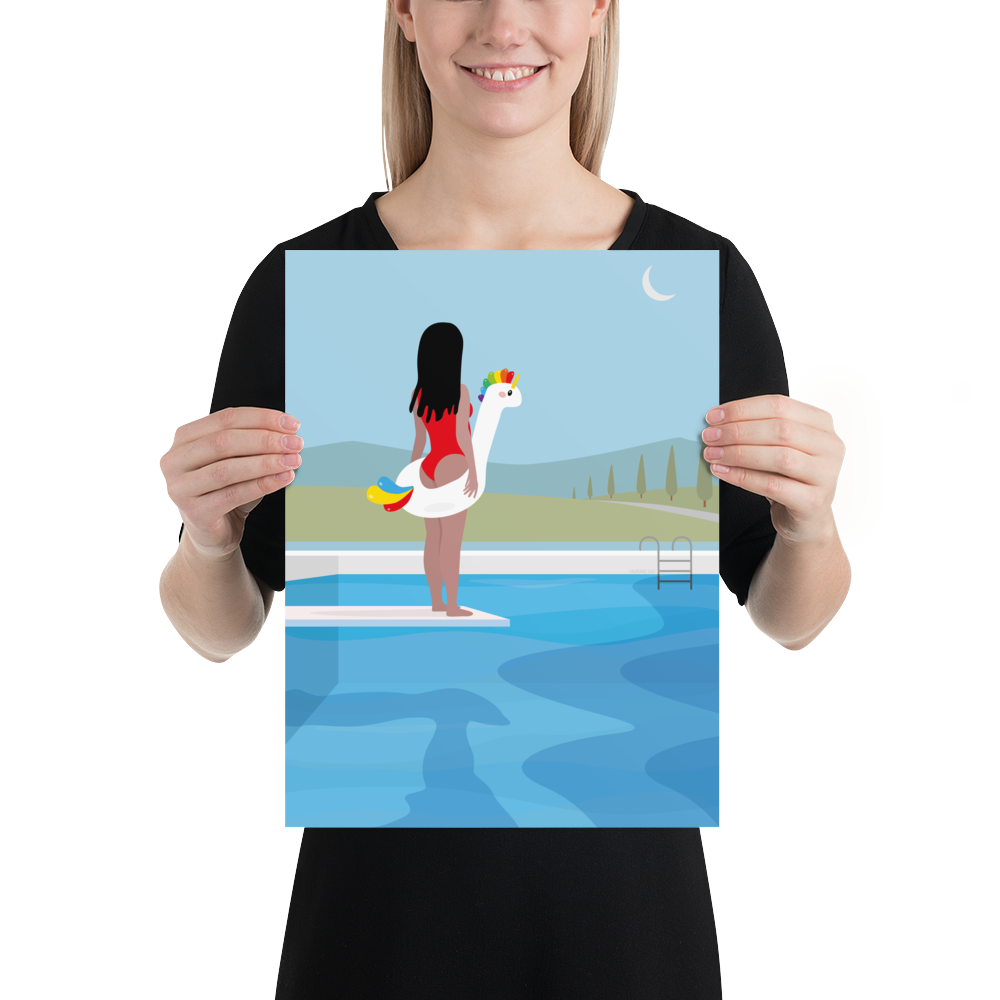 Artprint Duikplank - Burones