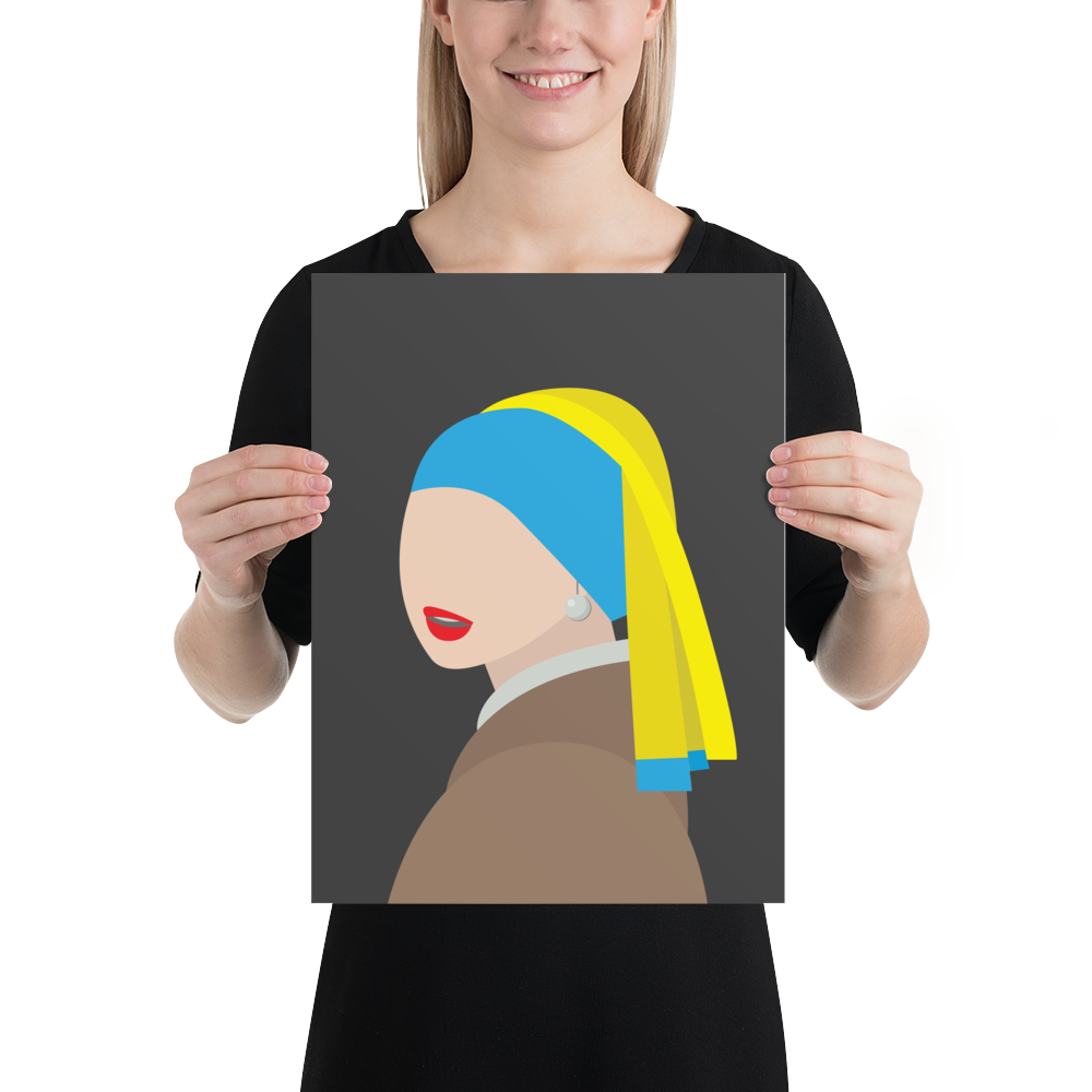 Artprint Meisje met de parel - Burones