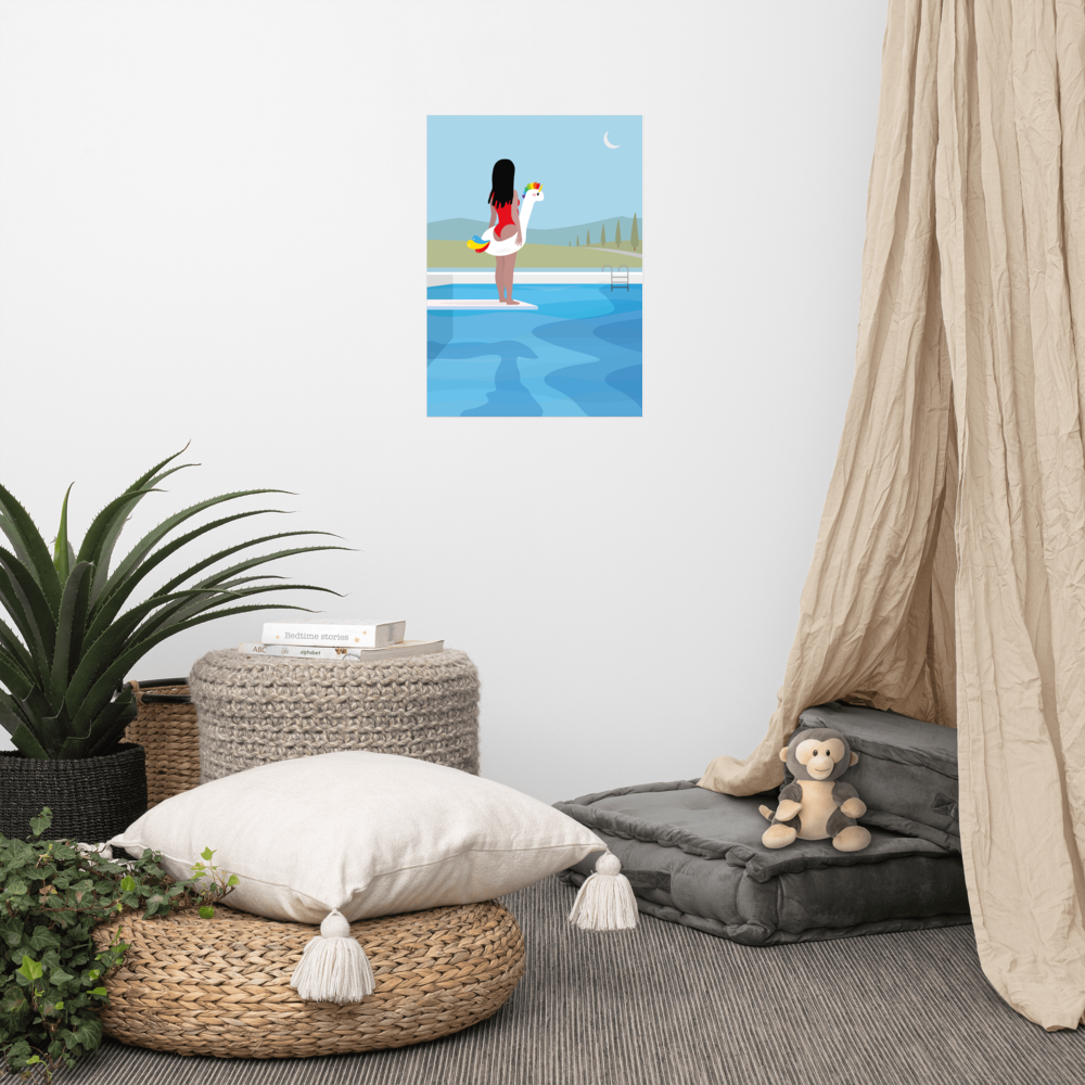Artprint Duikplank - Burones