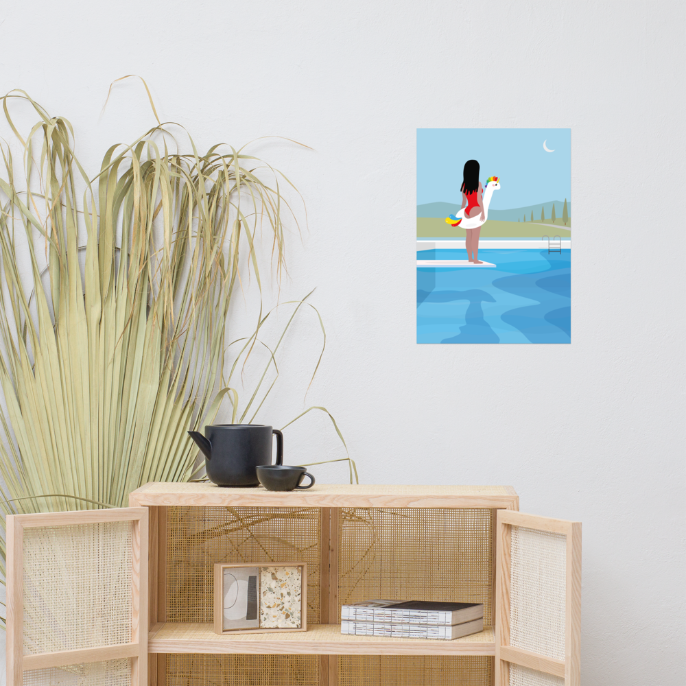 Artprint Duikplank - Burones