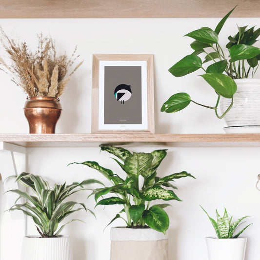 Mini Artprint Magpie