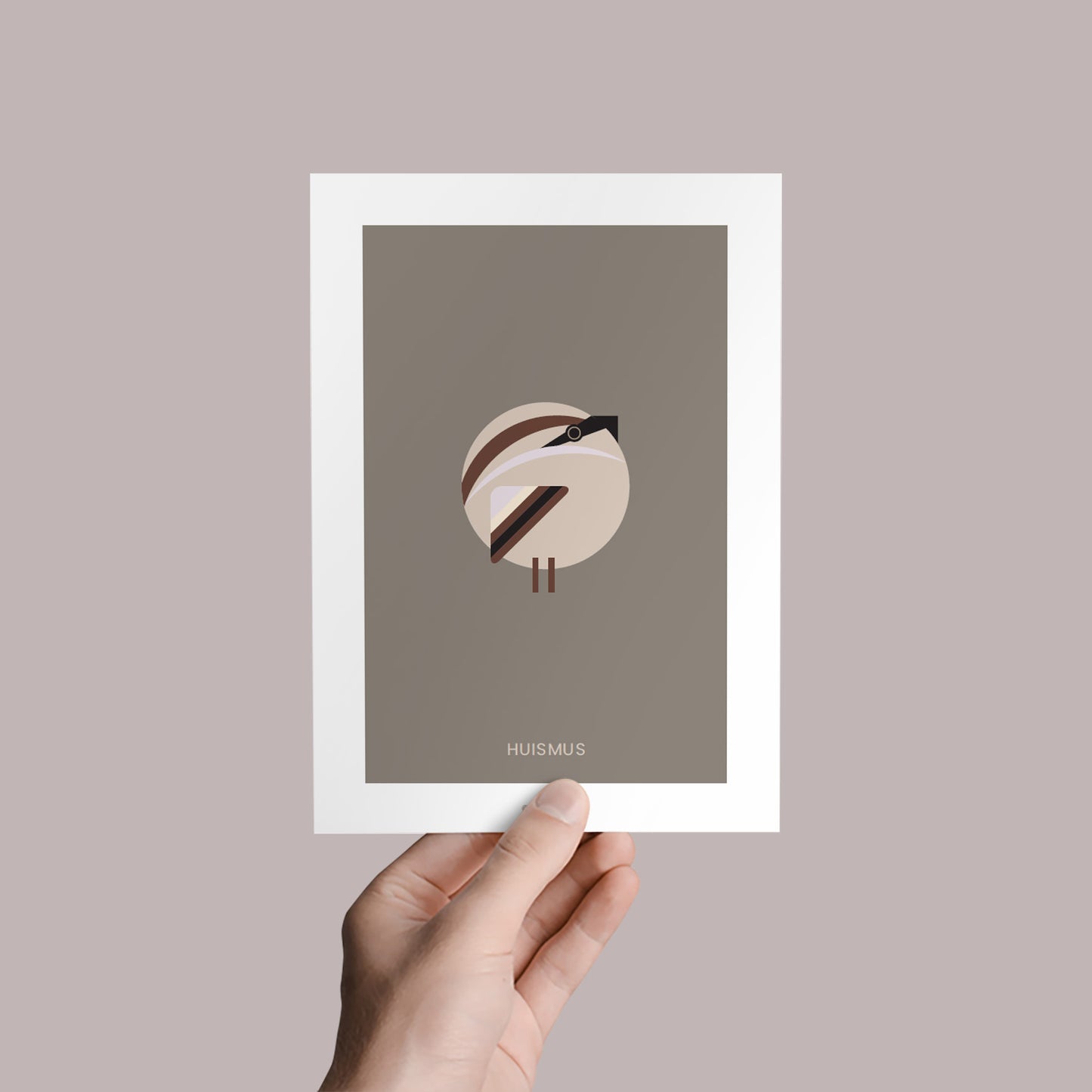 Mini Artprint House Sparrow