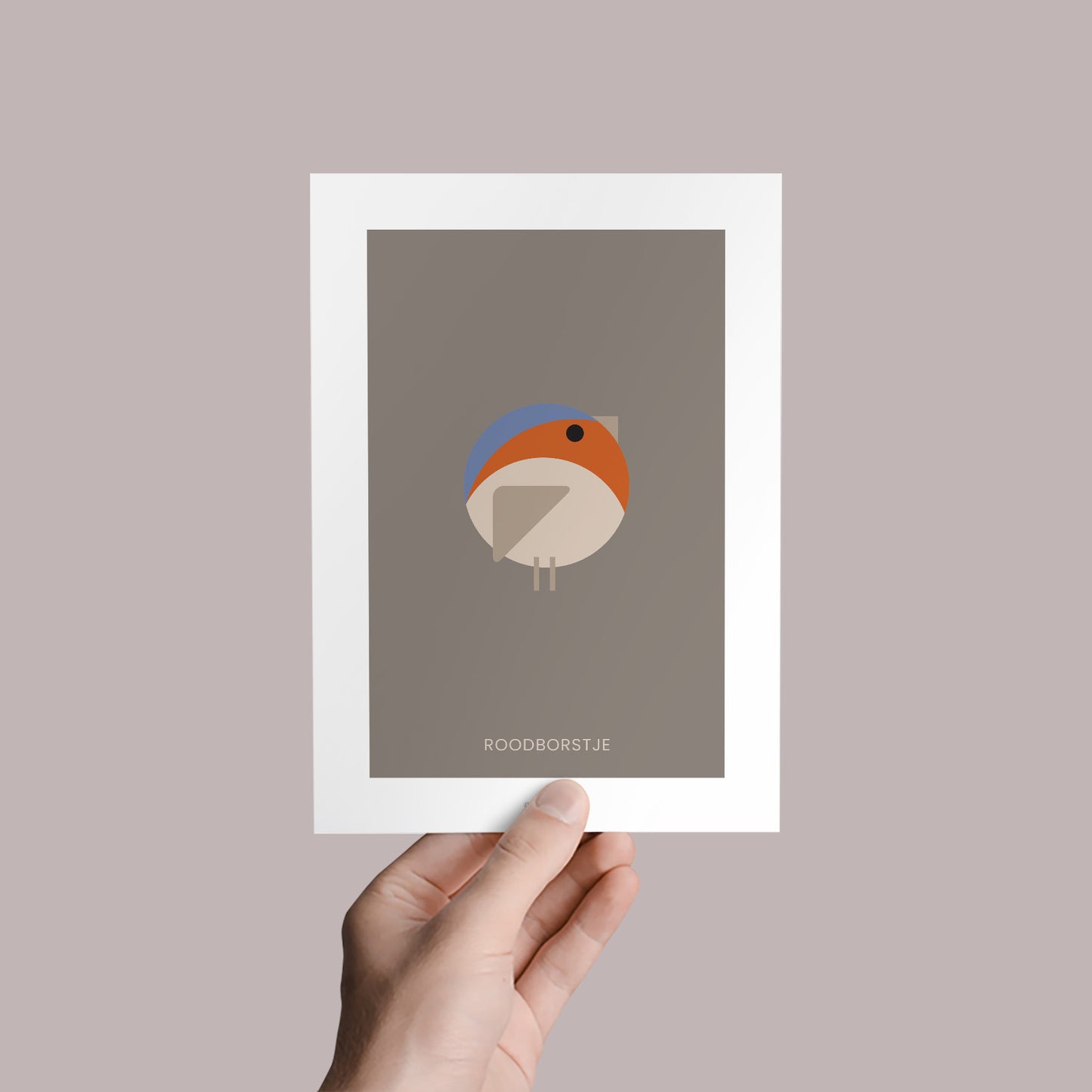 Mini Artprint Robin