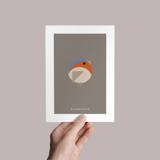 Mini Artprint Robin