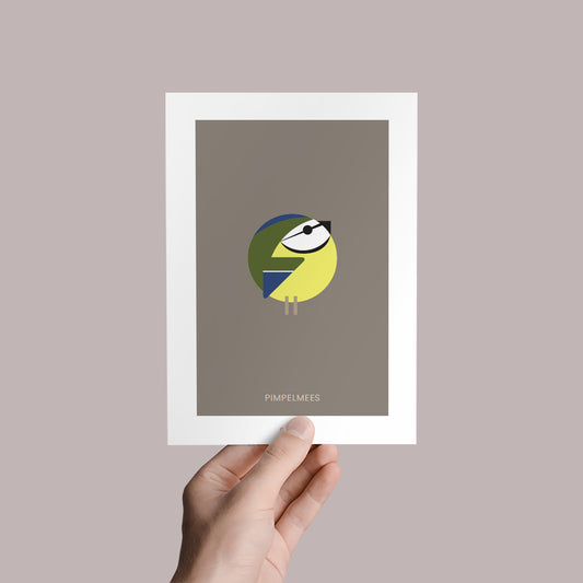 Mini Artprint Blue Tit