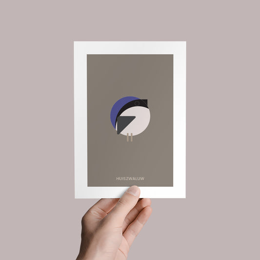 Mini Artprint House Martin