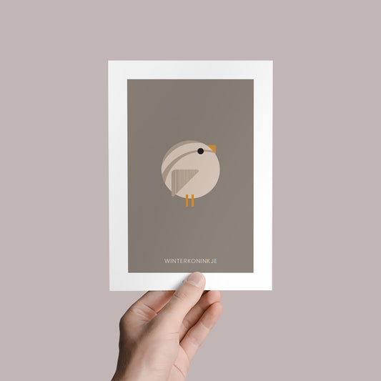 Mini Artprint Winter Wren