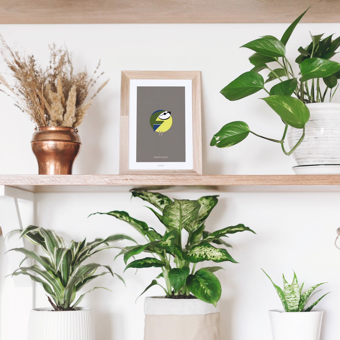 Mini Artprint Blue Tit