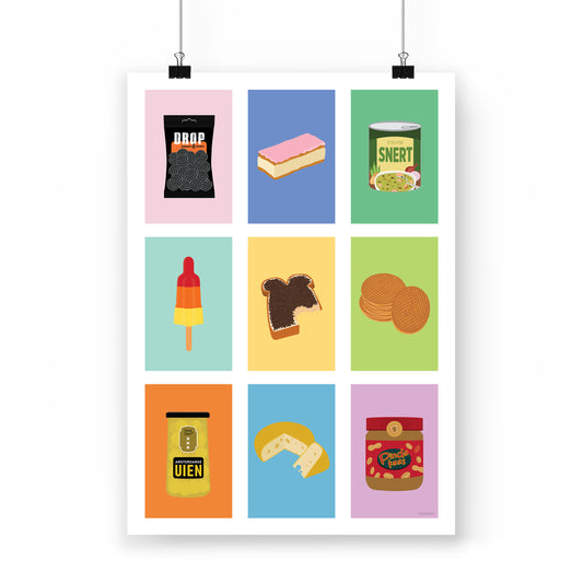 Art print Dutch snack