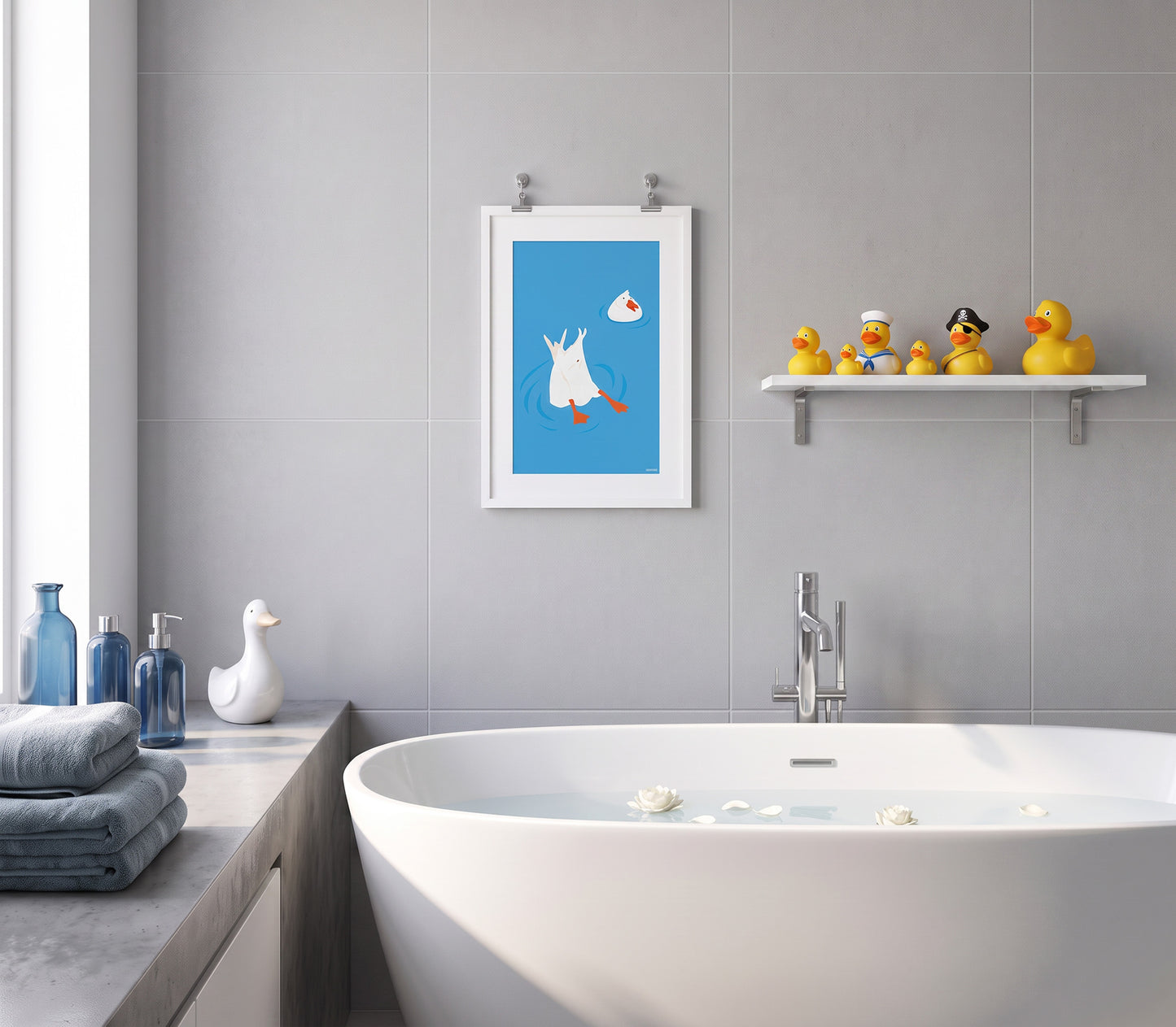 Artprint Eendenbillen