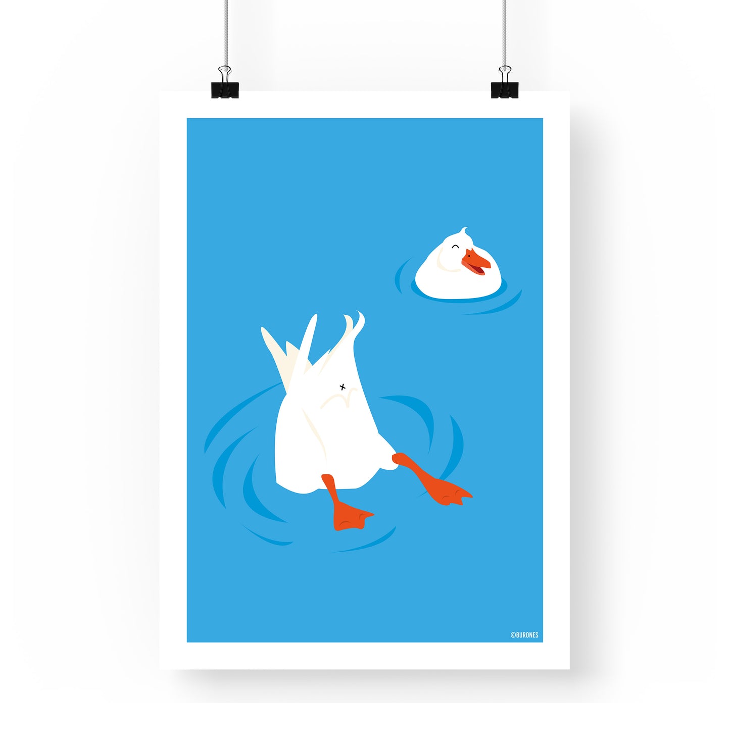 Artprint Eendenbillen