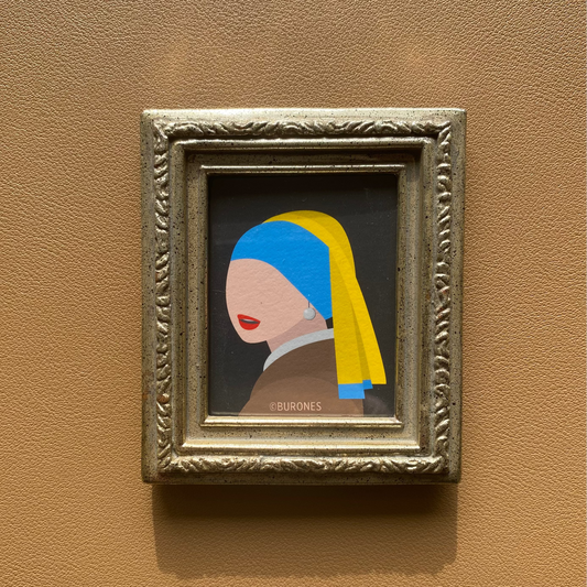 Meisje met de Parel artprint in lijstje