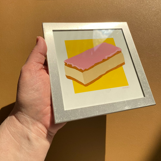 Tompouce artprint in lijstje