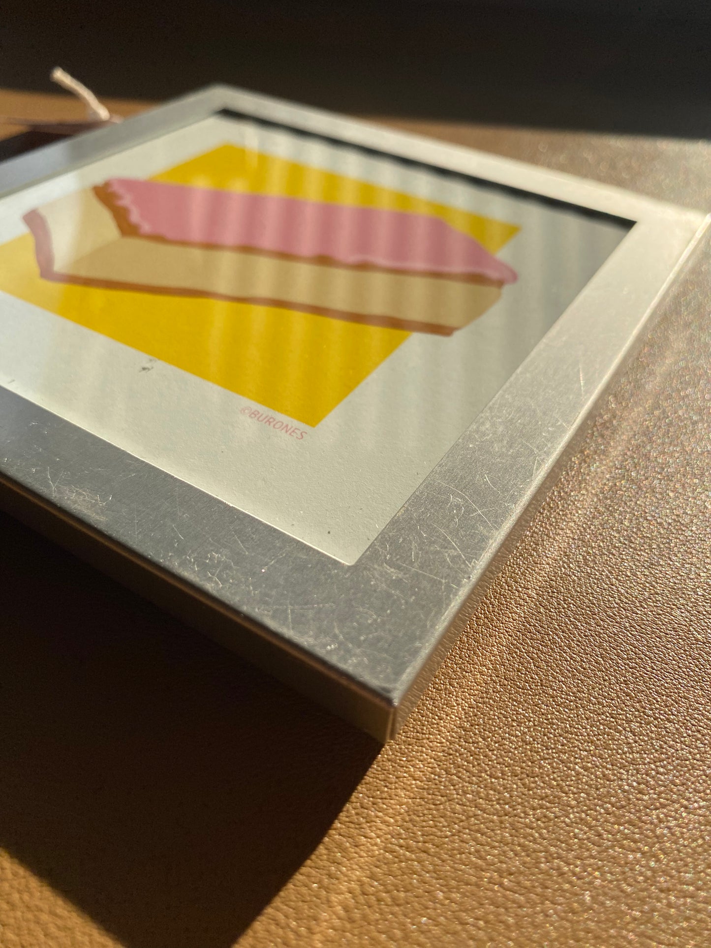 Tompouce artprint in lijstje