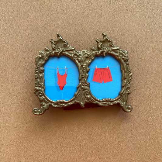 Zwemkleding in vintage lijstje