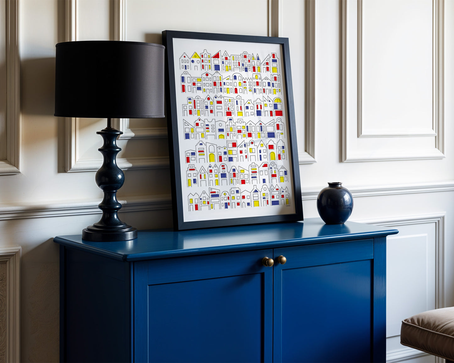 Art print Dutch Mansions