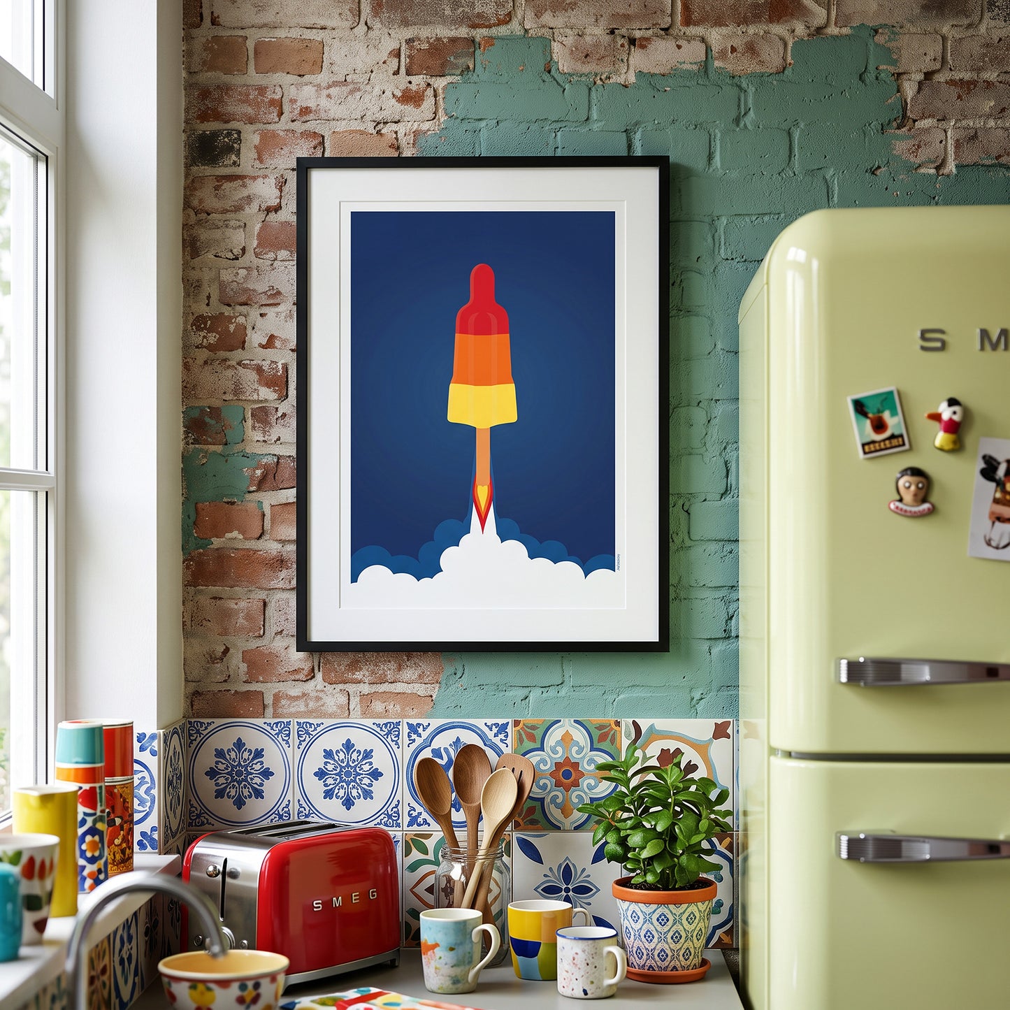 Artprint Raketje