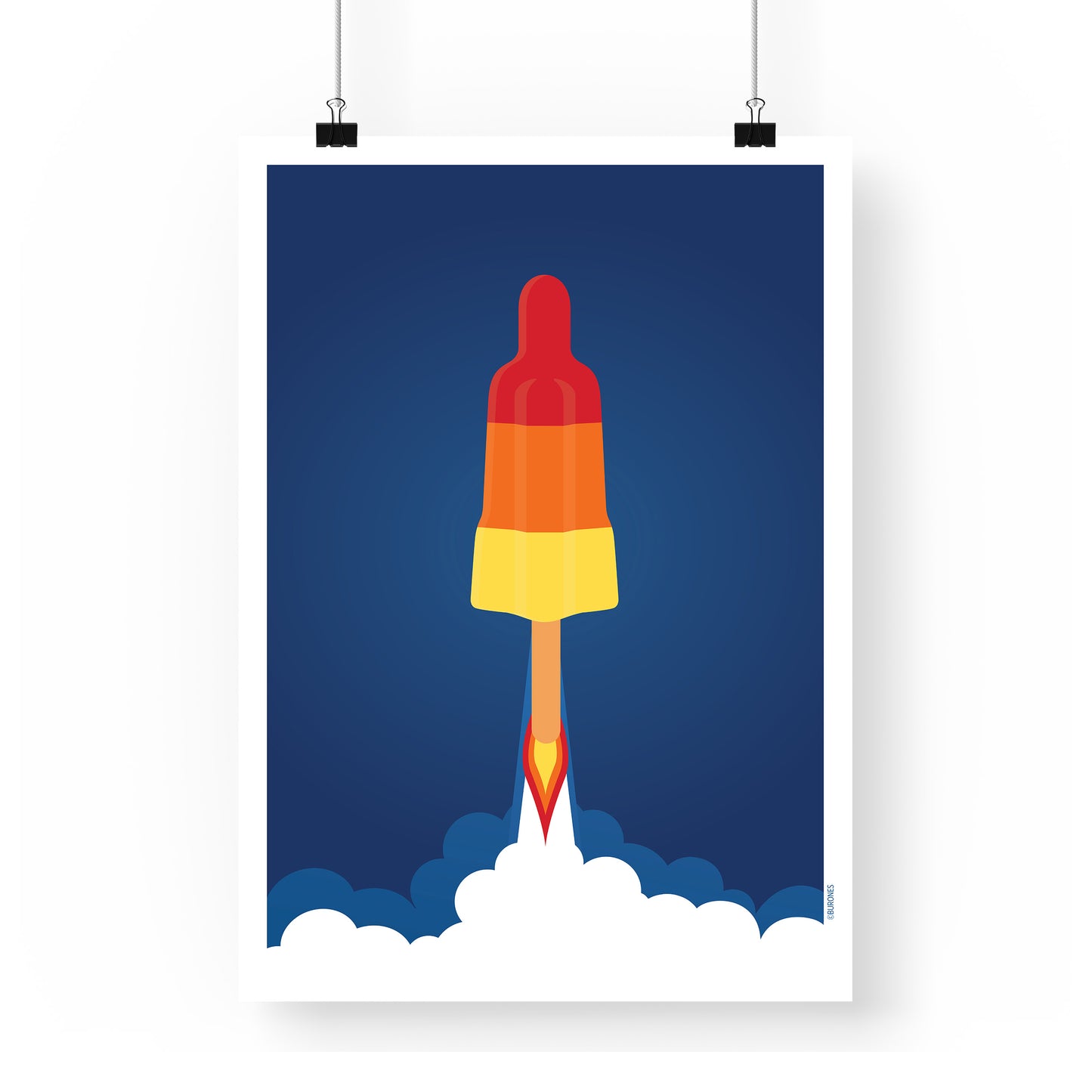 Artprint Raketje