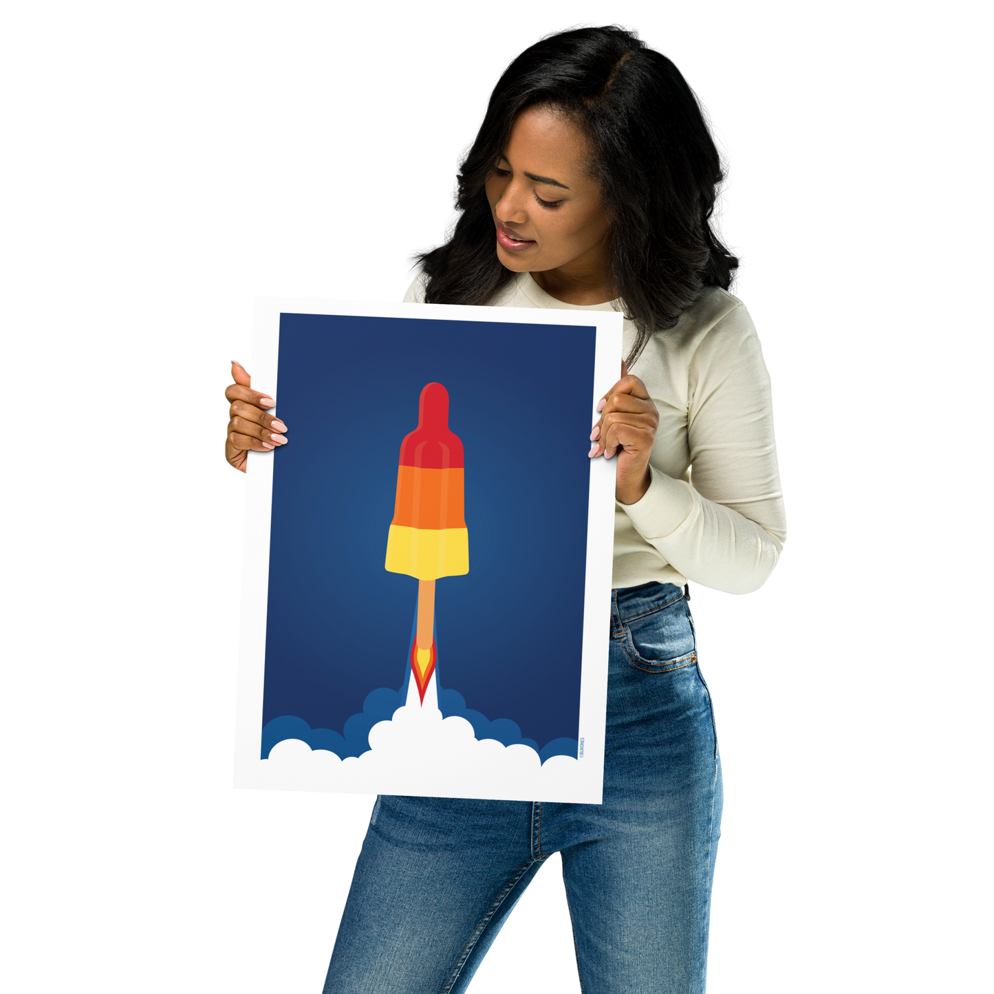 Artprint Raketje