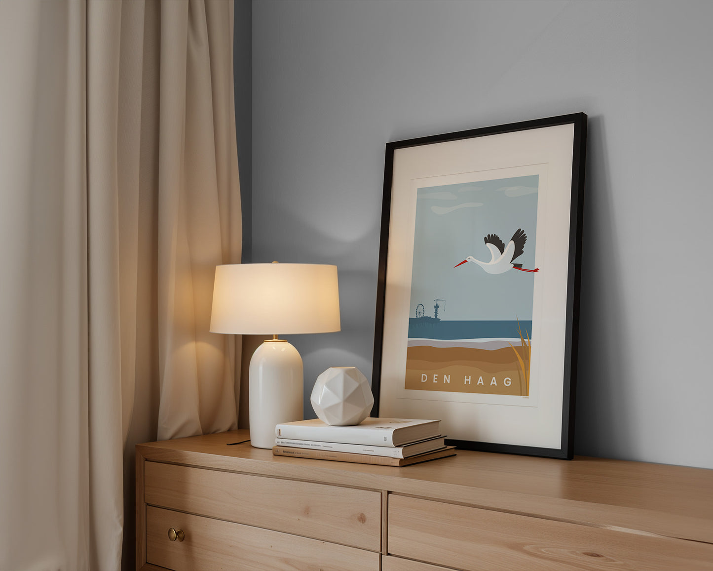 Art print The Hague Stork