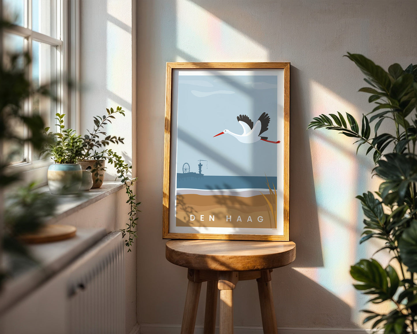 Art print The Hague Stork