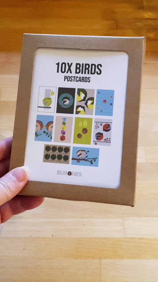 Kaartenset Vogels - 10 stuks